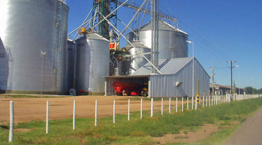 Poscosecha planta de silos