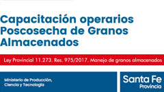 Curso operarios poscosecha de granos almacenados