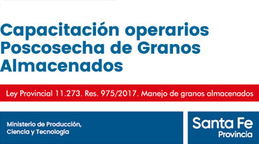 Curso operarios poscosecha de granos almacenados