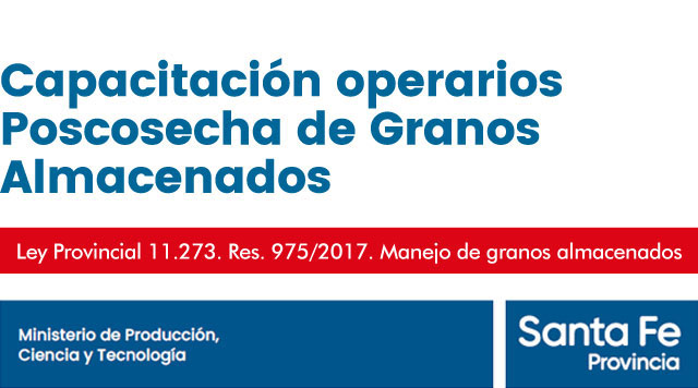 Curso operarios poscosecha de granos almacenados