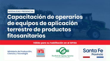 Capacitación de operarios de equipos de pulverización terrestres