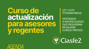 Curso de actualización en fitosanitarios