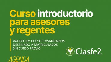 Curso introductorio en fitosanitarios