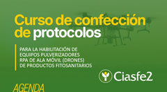 Curso confección protocolos para drones