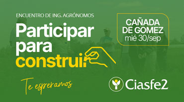 Encuentro de ingenieros agrónomos en Cañada de Gómez