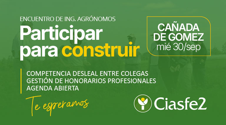 Encuentro de ingenieros agrónomos en Cañada de Gómez